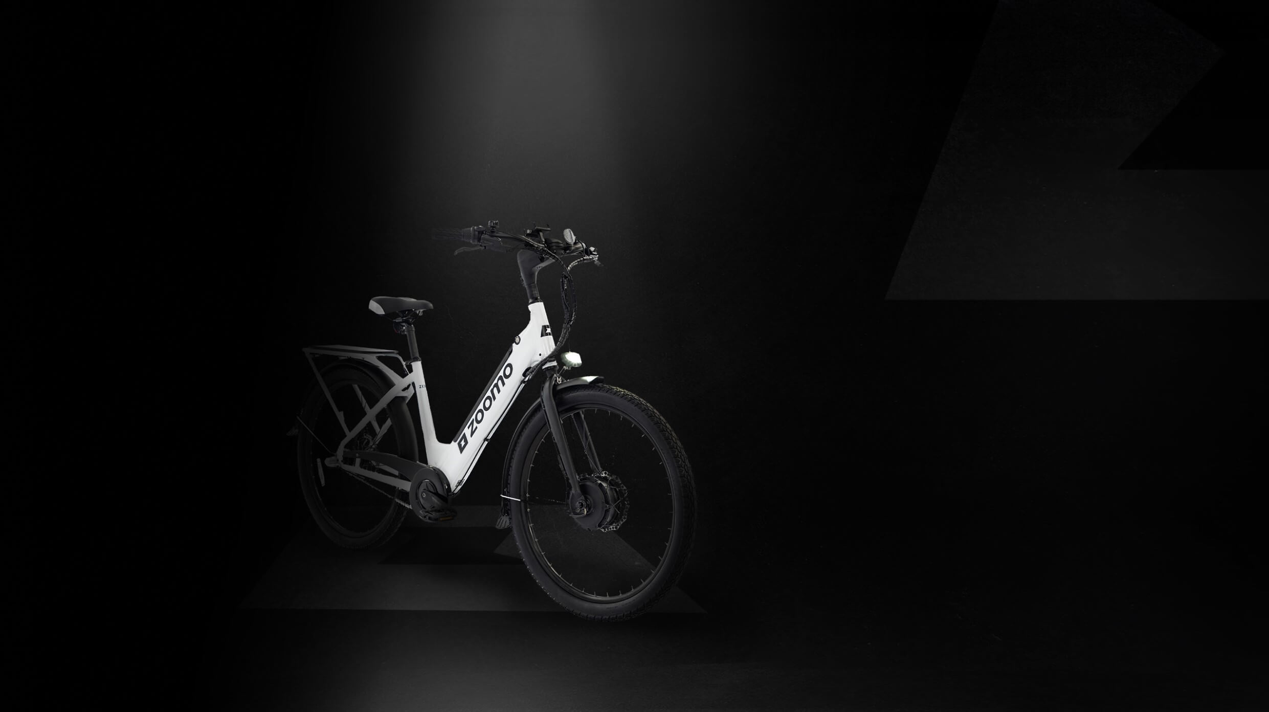electric bicycle in dark theme